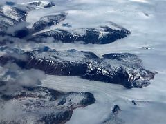 06A Glaciers Cover The Rocky Shore Of Baffin Island Coastline On The Flight From Iqaluit To Pond Inlet Baffin Island Nunavut Canada For Floe Edge Adventure